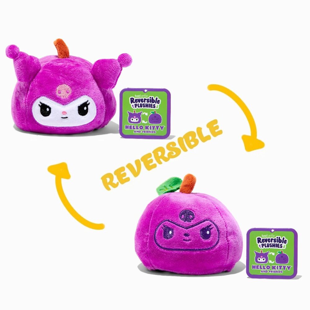 TeeTurtle Hello Kitty And Friends Reversible Kuromi Plum